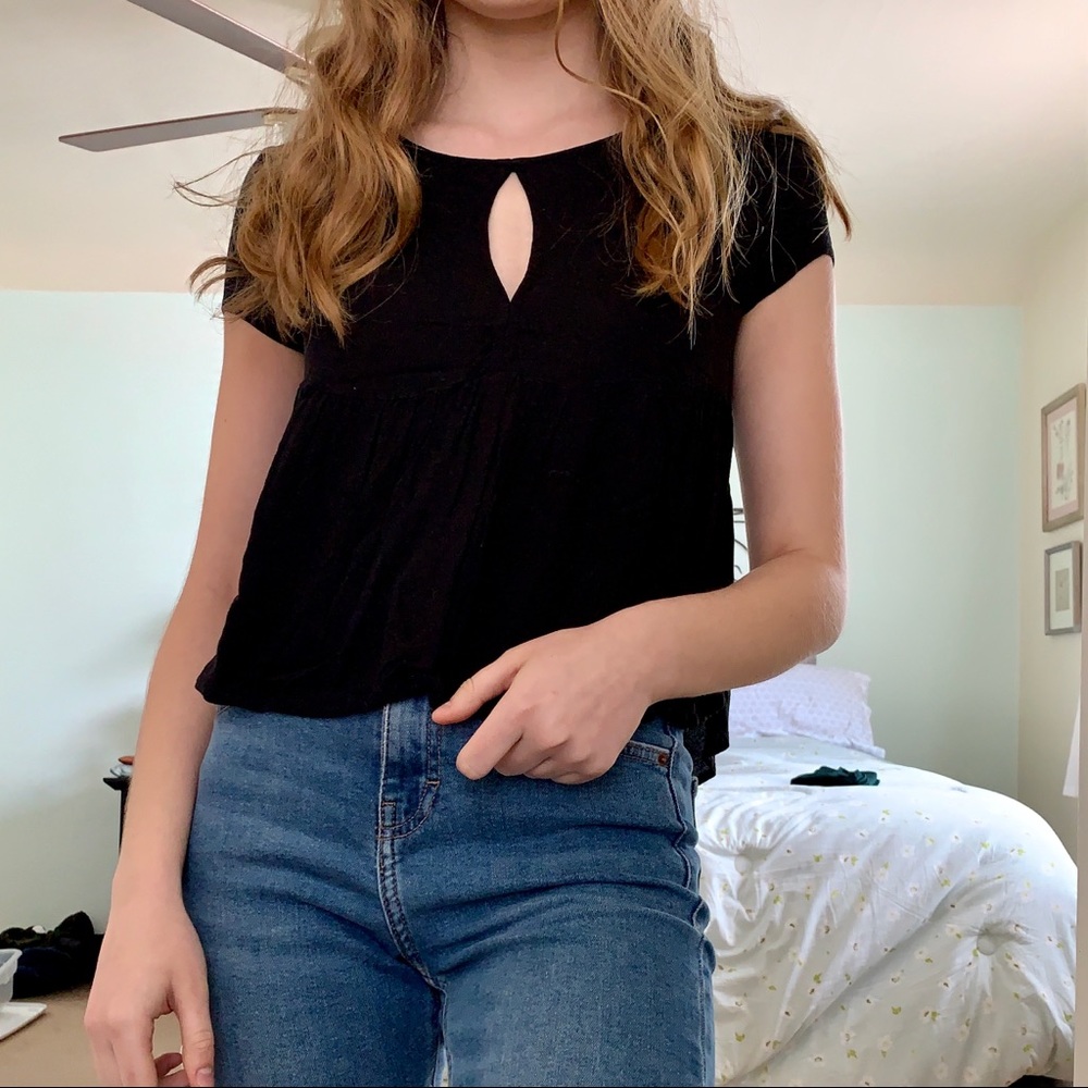 Urban Outfitters Kimchi Blue Keyhole Top